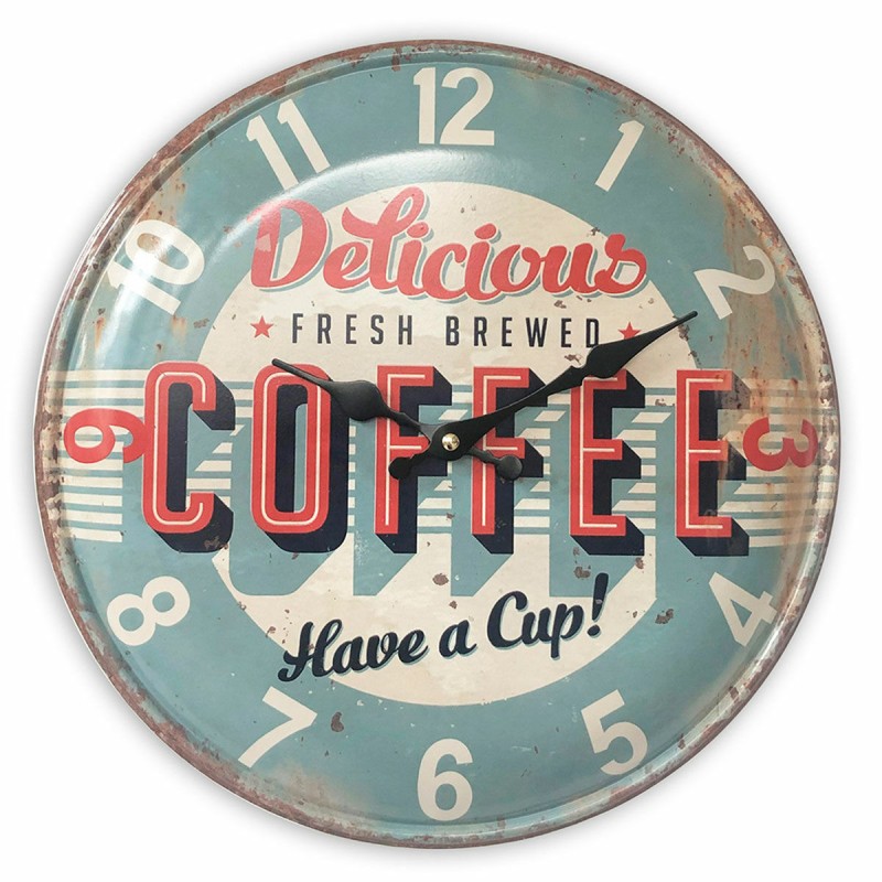 Horloge Murale Signes Grimalt Coffee Bois MDF 2 x 35 x 35 cm