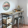 Horloge Murale Signes Grimalt Coffee Bois MDF 2 x 35 x 35 cm
