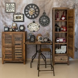 Horloge Murale Signes Grimalt Bois MDF 6,5 x 56 x 58,5 cm