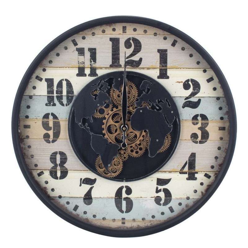 Horloge Murale Signes Grimalt Métal Bois MDF 8 x 60 x 60 cm