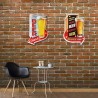 Décoration murale Signes Grimalt Beer 4,5 x 35 x 25 cm
