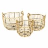 Set de basket Signes Grimalt Fibre végétale 36 x 23 x 36 cm (3 Pièces)