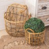 Set de basket Signes Grimalt Fibre végétale 36 x 23 x 36 cm (3 Pièces)