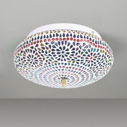 Applique de plafond Signes Grimalt Blanc Bleu verre Verre 26 x 12 x 26 cm