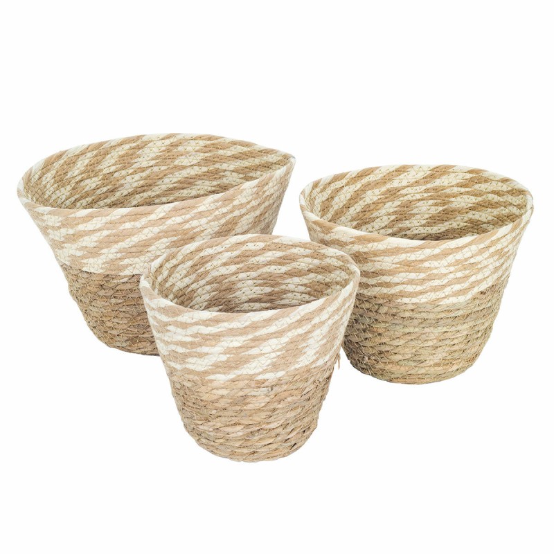 Set de basket Signes Grimalt Fibre végétale 27 x 19 x 27 cm