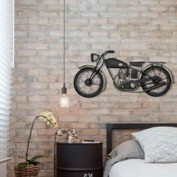 Décoration murale Signes Grimalt Moto Noir 4,5 x 32 x 63 cm