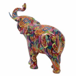 Figurine Décorative Signes Grimalt Eléphant Multicouleur 11,5 x 28 x 28 cm