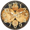 Horloge Murale Signes Grimalt Mappemonde Bois MDF 4 x 34 x 34 cm