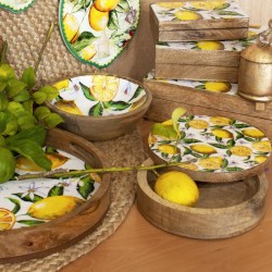 Boîte Décorative Signes Grimalt Lemon Bois de manguier 20 x 6 x 20 cm