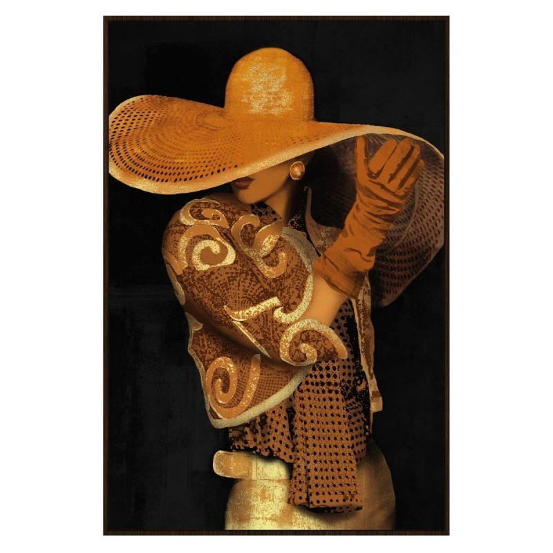 Cadre Signes Grimalt Femme Chapeau Peinture 4,5 x 123 x 83 cm