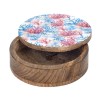 Boîte Décorative Signes Grimalt Corail Bois 20,5 x 6,5 x 20,5 cm