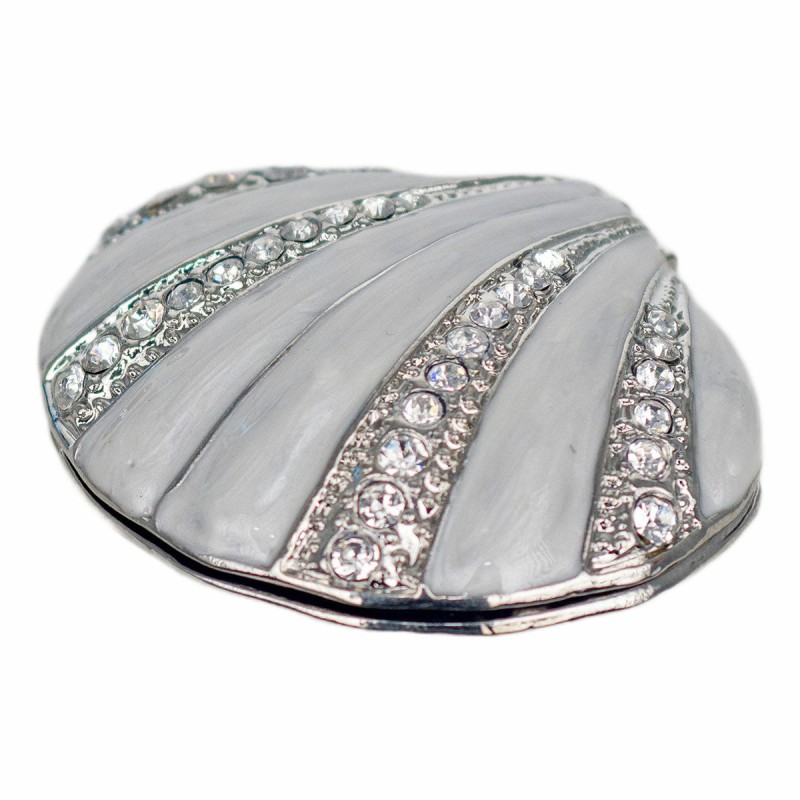 Boîte Décorative Signes Grimalt Coquillage Métal 6 x 2,5 x 6,5 cm