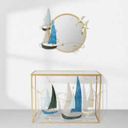 Miroir mural Signes Grimalt Bateau 5 x 70 x 80 cm