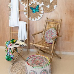 Tabouret Signes Grimalt Bambou 36 x 44 x 40 cm
