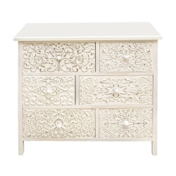 Caisson à Tiroirs Signes Grimalt Blanc Bois MDF 38 x 77 x 80 cm