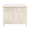 Caisson à Tiroirs Signes Grimalt Blanc Bois MDF 38 x 77 x 80 cm