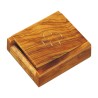 Jeux de cartes Signes Grimalt Bois d'olivier 8,5 x 3,5 x 11,5 cm