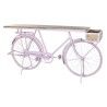 Console DKD Home Decor Bicyclette 180 x 41 x 94 cm Rose clair Fer Bois de manguier