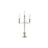 Pot à Bougie DKD Home Decor 30 x 12 x 46 cm Argenté Aluminium Chrome