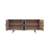 Buffet DKD Home Decor 177 x 38 x 75 cm Bois Gris foncé