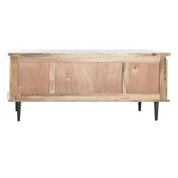 Meubles de télévision DKD Home Decor Naturel Métal Bois de manguier 140 x 40 x 55 cm