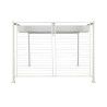 Pergola DKD Home Decor Blanc 296 x 296 x 225 cm Acier