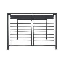 Pergola DKD Home Decor Gris 300 x 300 x 230 cm Acier