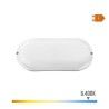 Applique LED EDM 32405 Blanc Aluminium Plastique F 18 W 120 W 1820 Lm Ovale (6400 K)