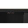 Console DKD Home Decor Blanc Noir Doré Métal Sapin Bois MDF 63 x 28 x 83 cm